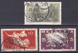 Switzerland, 1919, Peace, Set, USED - Gebraucht