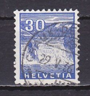 Switzerland, 1934, Landscapes/Rhein Falls, 30c, USED - Oblitérés