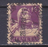 Switzerland, 1918, William Tell, 15c/Dark Violet, USED - Gebruikt