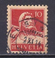 Switzerland, 1914, William Tell, 10c/'H' Horizontal Bar Two-Thirds Height, USED - Used Stamps