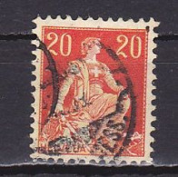 Switzerland, 1908, Helvetia With Sword, 20c, USED - Used Stamps