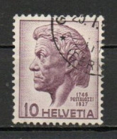 Switzerland, 1946, Johann Heinrich Pestalozzi, 10c, USED - Usati