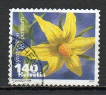 Switzerland, 2012, Vegetable Flowers/Tomato, 140c, USED - Used Stamps