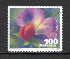 Switzerland, 2011, Vegetable Flowers/Snow Pea, 100c, USED - Gebruikt