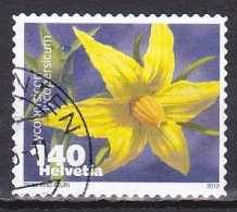 Switzerland, 2012, Vegetable Flowers/Tomato, 140c, USED - Used Stamps