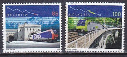 Swtizerland, 2006, Railway Centenaries, Set, USED - Used Stamps
