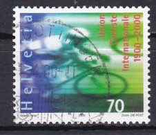 Switzerland, 2000, International Cycling Union Centenary, 70c, USED - Gebraucht