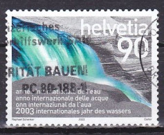 Switzerland, 2003, International Year Of Water, 90c, USED - Oblitérés