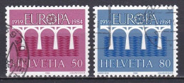 Switzerland, 1984, Europa CEPT, Set, USED - Used Stamps