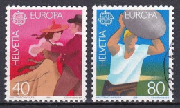 Switzerland, 1981, Europa CEPT, Set, USED - Gebruikt