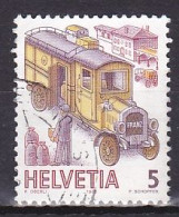 Switzerland, 1986, Mail Handling/Mail Van, 5c, USED - Gebruikt