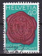 Switzerland, 1983, Basel-Land Canton 150th Anniv, 40c, USED - Gebruikt