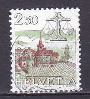 Switzerland, 1985, Zodiac & Landscape/Libra & Féchy, 2.50Fr, USED - Usati