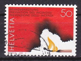 Switzerland, 1984, Publicity Issue/Fire Prevention, 50c, USED - Usati