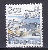 Switzerland, 1983, Zodiac & Landscape/Virgo & Schwarzsee, 2.00Fr, USED - Oblitérés