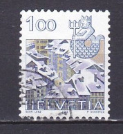 Switzerland, 1982, Zodiac & Landscape/Aquarius & Bern, 1.00Fr, USED - Oblitérés