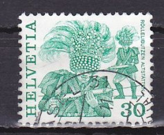 Switzerland, 1982, Folk Customs/Röllelibutzen Altstaetten, 30c, USED - Used Stamps