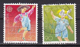 Switzerland, 1989, Europa CEPT, Set, USED - Oblitérés