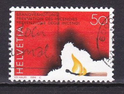 Switzerland, 1984, Publicity Issue/Fire Prevention, 50c, USED - Usati