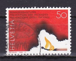 Switzerland, 1984, Publicity Issue/Fire Prevention, 50c, USED - Usati