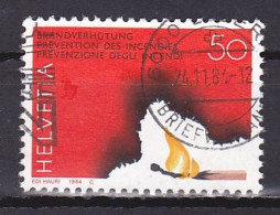 Switzerland, 1984, Publicity Issue/Fire Prevention, 50c, USED - Gebraucht