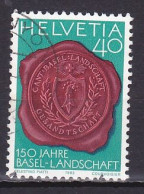 Switzerland, 1983, Basel-Land Canton 150th Anniv, 40c, USED - Gebruikt