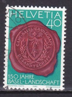 Switzerland, 1983, Basel-Land Canton 150th Anniv, 40c, USED - Oblitérés