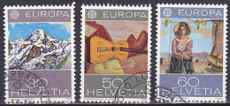 Switzerland, 1975, Europa CEPT, Set, USED - Gebraucht