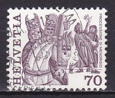 Switzerland, 1977, Folk Customs/Processione Storiche Mendrisio, 70c, USED - Used Stamps