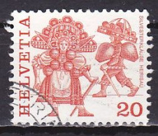 Switzerland, 1977, Folk Customs/Silvesterkläuse Herisau, 20c, USED - Oblitérés