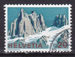 Switzerland, 1972, Swiss Alps/Spannorter, 20c, USED - Gebruikt