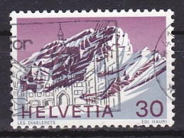 Switzerland, 1971, Swiss Alps/Les Diablerets, 30c, USED - Usados