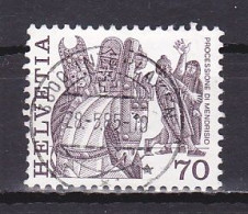 Switzerland, 1977, Folk Customs/Processione Storiche Mendrisio, 70c, USED - Gebruikt