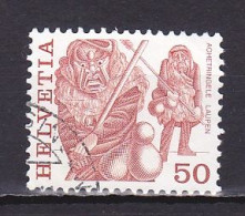 Switzerland, 1977, Folk Customs/Achetringele Laupen, 50c, USED - Used Stamps