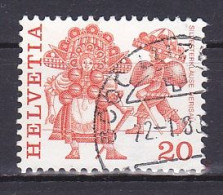 Switzerland, 1977, Folk Customs/Silvesterkläuse Herisau, 20c, USED - Usados