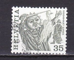 Switzerland, 1977, Folk Customs/Gansabhauet Sursee, 35c, USED - Used Stamps