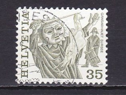 Switzerland, 1977, Folk Customs/Gansabhauet Sursee, 35c, USED - Oblitérés