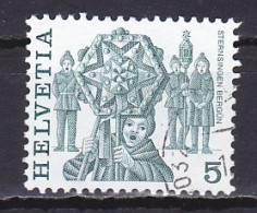 Switzerland, 1977, Folk Customs/Sternsingen Bergün, 5c, USED - Used Stamps