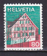 Switzerland, 1973, Landscapes/Eastern Switzerland, 80c, USED - Gebruikt