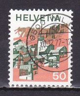 Switzerland, 1973, Landscapes/Valais, 50c, USED - Gebraucht