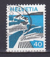 Switzerland, 1973, Landscapes/Vaud, 40c, USED - Gebraucht