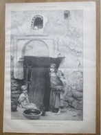 1884  ALGERIE Enfants De BISKRA  Tableau De Gabriel Ferier - Prenten & Gravure