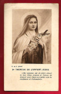 Image Pieuse Sainte Thérèse De L'Enfant Jésus - Prière - Signée Au Dos De P. Bouche Ou Boucher ? - Andachtsbilder