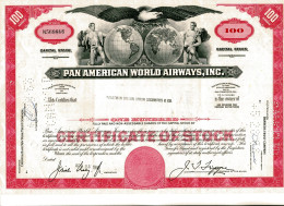 PAN AMERICAN  WORLD AIRWAYS, Inc.; 100 Shares - Luchtvaart