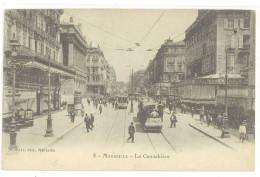 MARSEILLE - La Cannebière - Tramways, Commerces..   (125322) - Unclassified