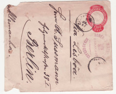 Brazil Postal Stationery For Berlin Germany 1897 - Interi Postali