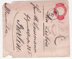 Brazil Postal Stationery For Berlin Germany 1897 - Enteros Postales