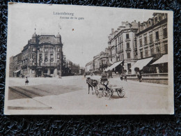 Luxembourg, Avenue De La Gare, Attelage, Non Circulé (Y20) - Luxembourg - Ville