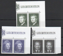 Leichtenstein, 1971-74, Royal Portraits, Set, MNH - Neufs