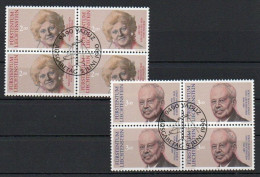 Liechtenstein, 1990, Prince Franz Josef II & Princess Gina, Set, CTO - Blokken